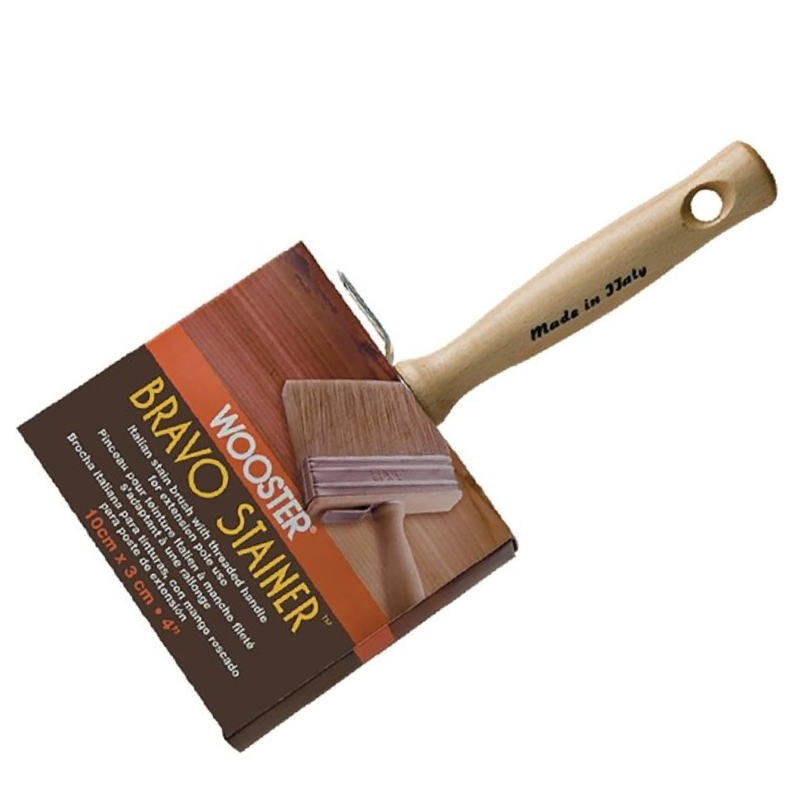 Wooster Bravo Stainer Brush – Log Cabin Application Supplies